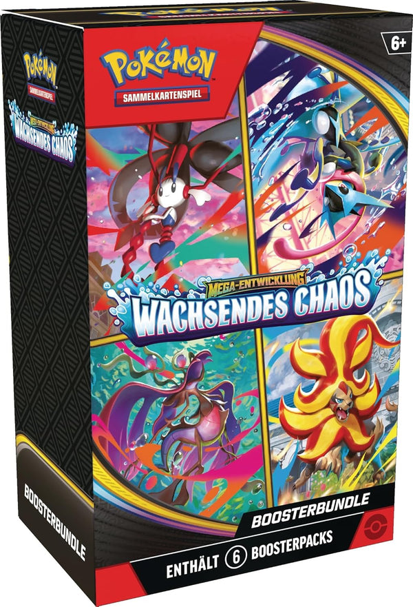 Pokémon-Sammelkartenspiel: Boosterbundle Mega-Entwicklung – Wachsendes Chaos