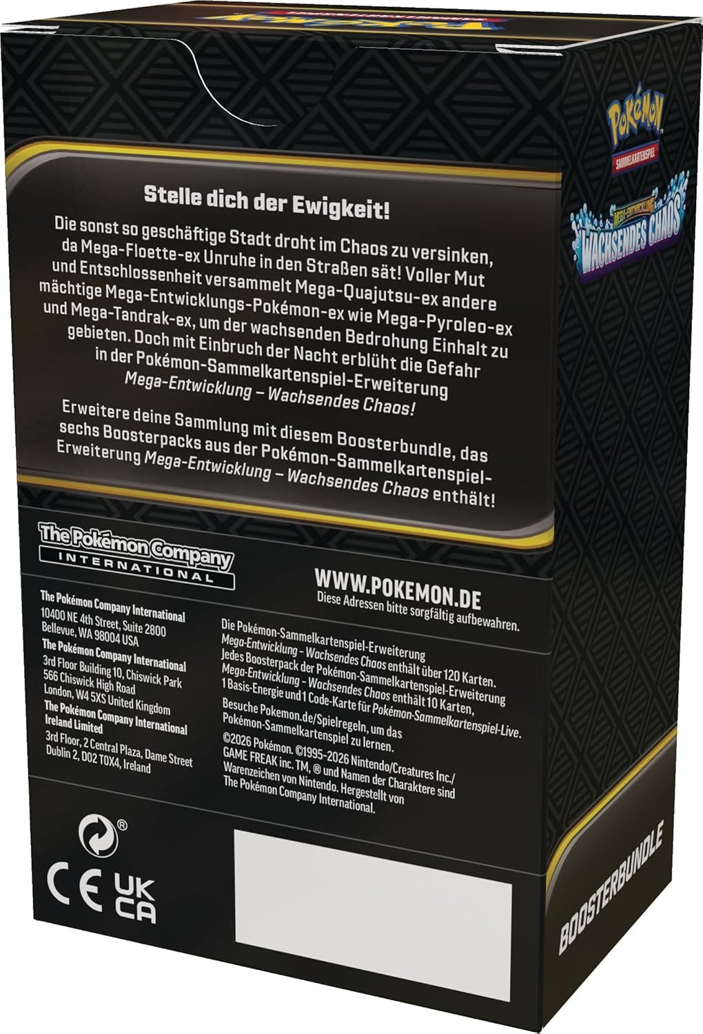 Pokémon-Sammelkartenspiel: Boosterbundle Mega-Entwicklung – Wachsendes Chaos