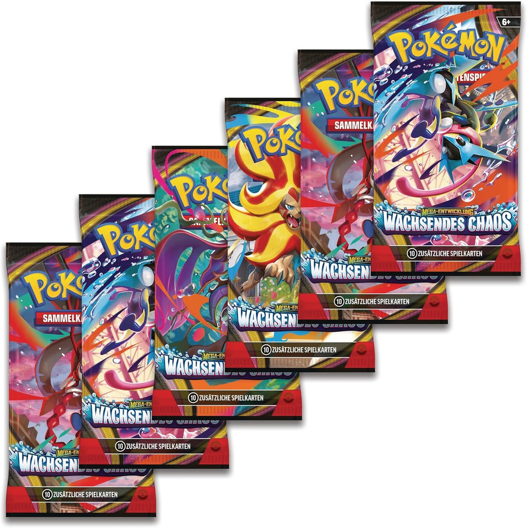 Pokémon-Sammelkartenspiel: Boosterbundle Mega-Entwicklung – Wachsendes Chaos