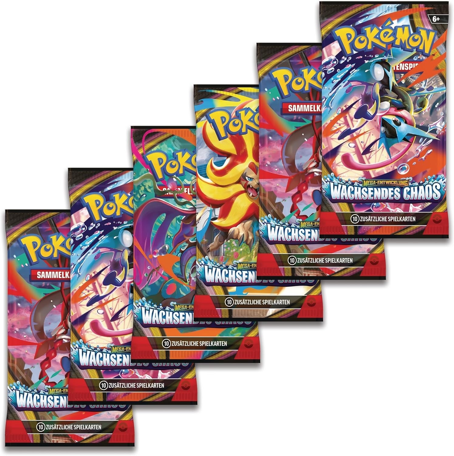 Pokémon-Sammelkartenspiel: Boosterbundle Mega-Entwicklung – Wachsendes Chaos