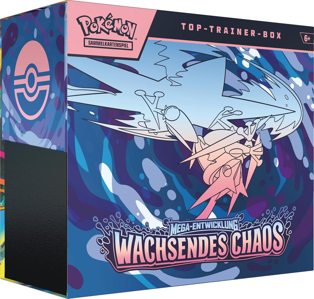 Pokémon-Sammelkartenspiel: Top-Trainer-Box Mega-Entwicklung – Wachsendes Chaos