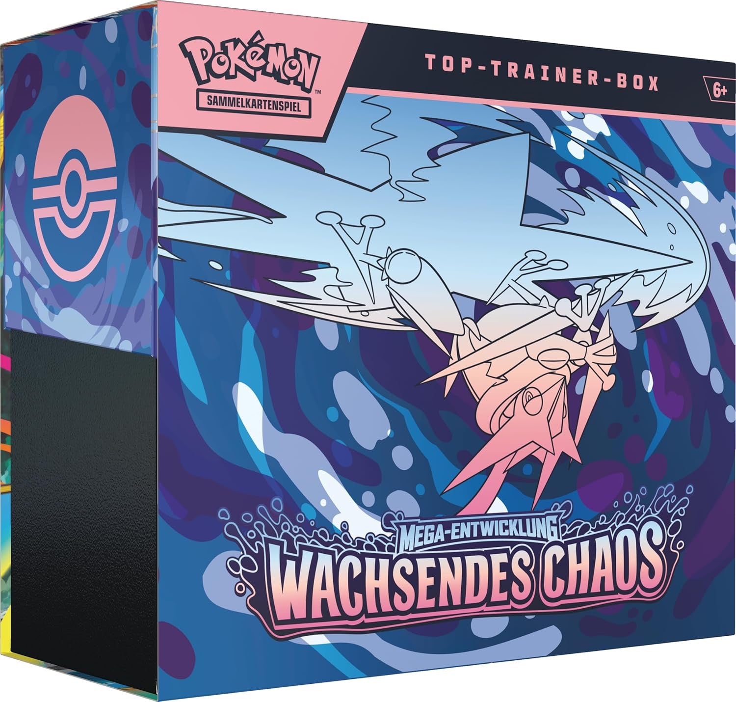 Pokémon-Sammelkartenspiel: Top-Trainer-Box Mega-Entwicklung – Wachsendes Chaos