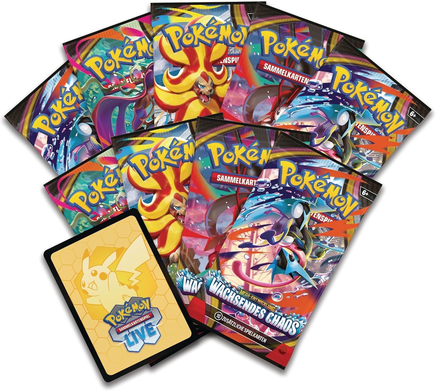 Pokémon-Sammelkartenspiel: Top-Trainer-Box Mega-Entwicklung – Wachsendes Chaos