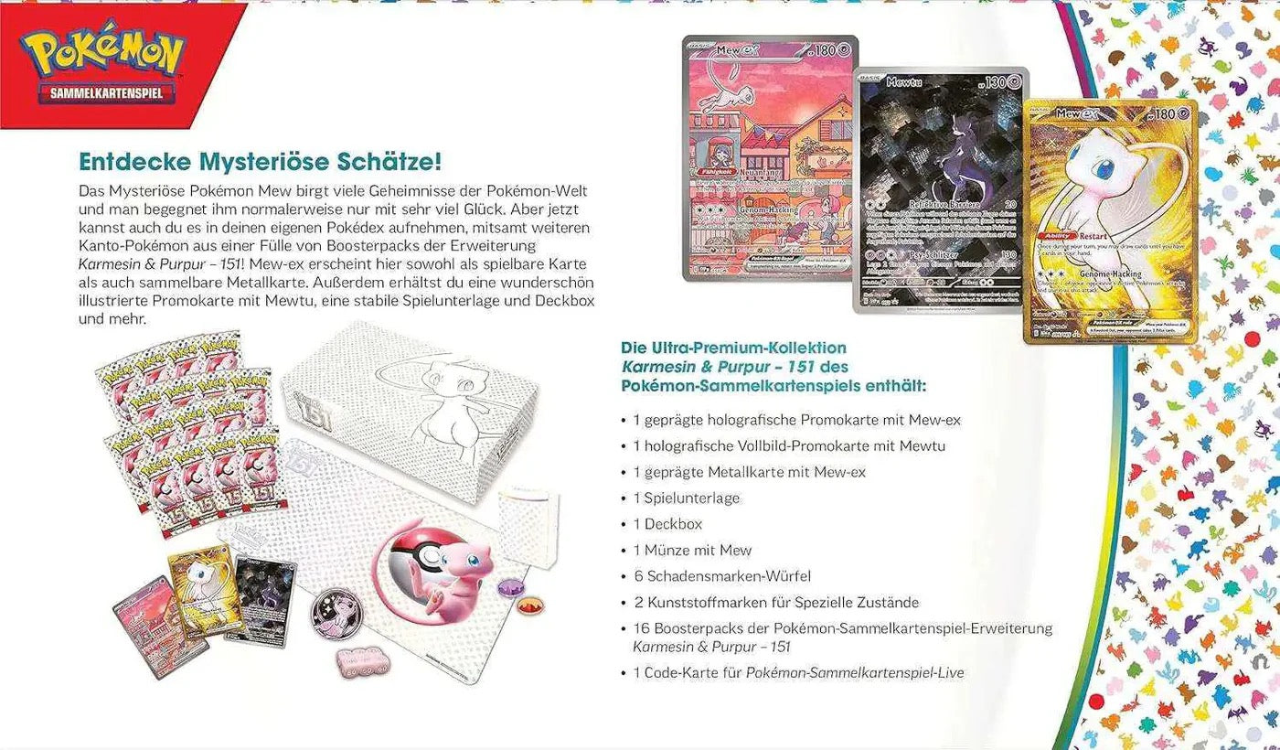 Pokémon - 151 Ultra Premium Kollektion - DE